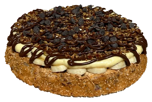 Mostachón Banoffee de Blisslay, fotografía del menú